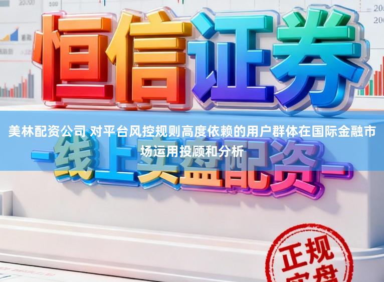 美林配资公司 对平台风控规则高度依赖的用户群体在国际金融市场运用投顾和分析