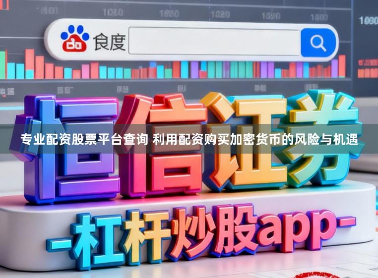 专业配资股票平台查询 利用配资购买加密货币的风险与机遇