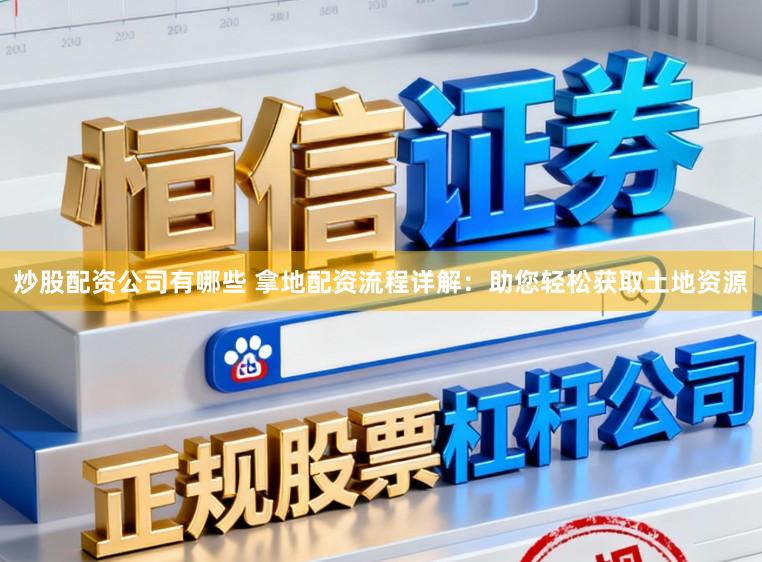 炒股配资公司有哪些 拿地配资流程详解：助您轻松获取土地资源